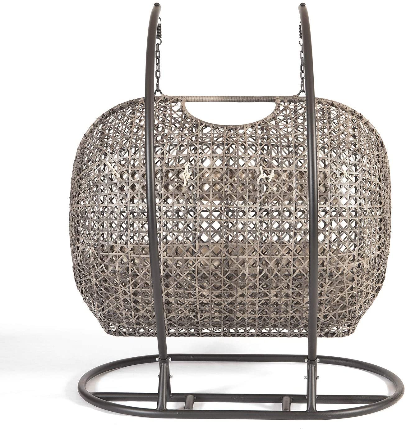 Triple Hanging Cocoon Egg Chair - Grey Cushions