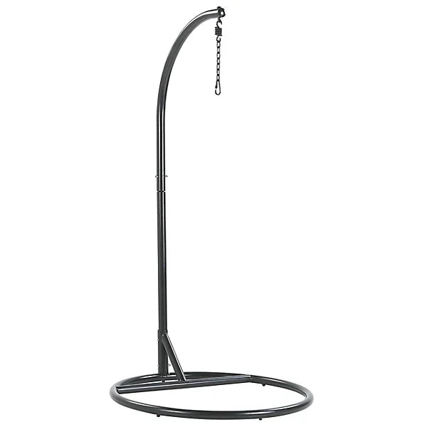 Hanging Chair with Stand ALLERA Metal Black