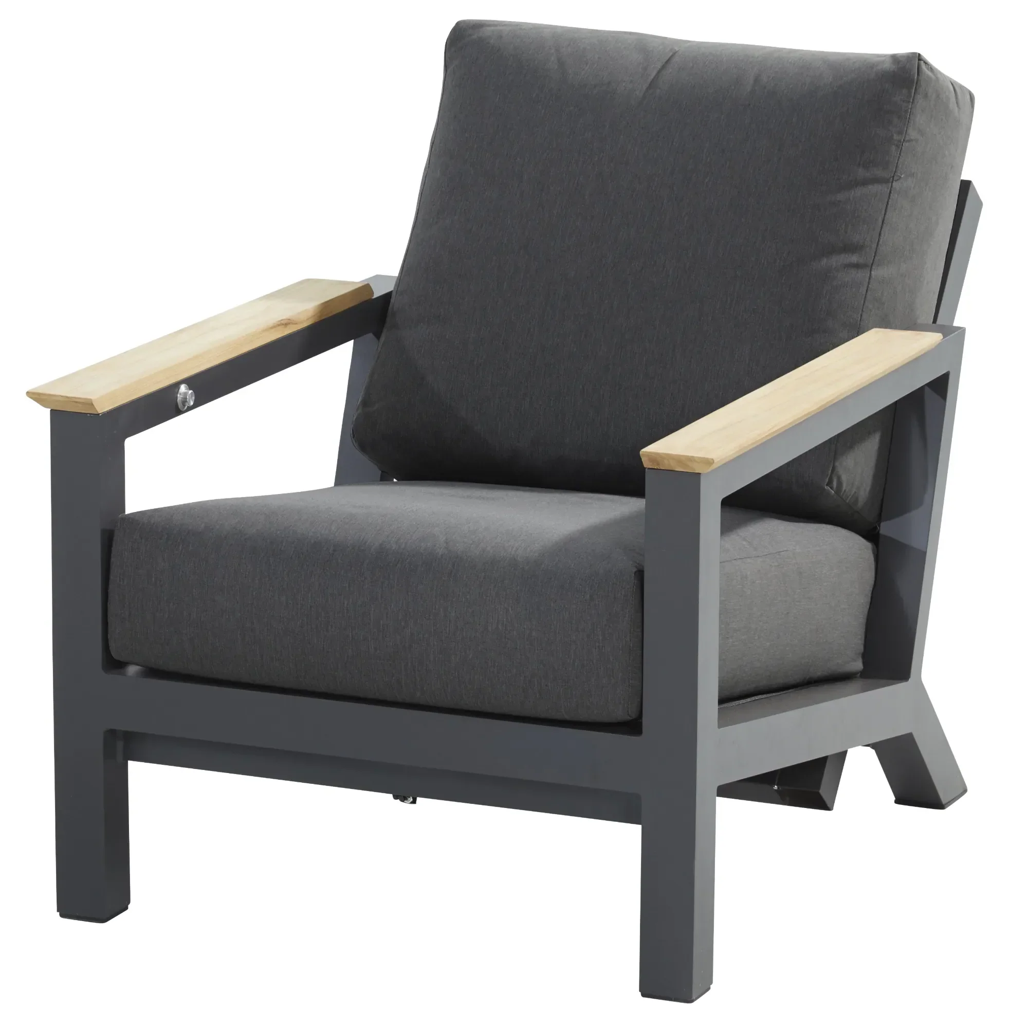 4 Seasons Outdoor Capitol Recliner With 2 Cushions