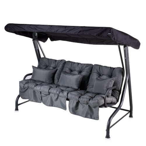 Alfresia Roma 3 Seater Garden Swing Seat | Classic Cushions - Image 21