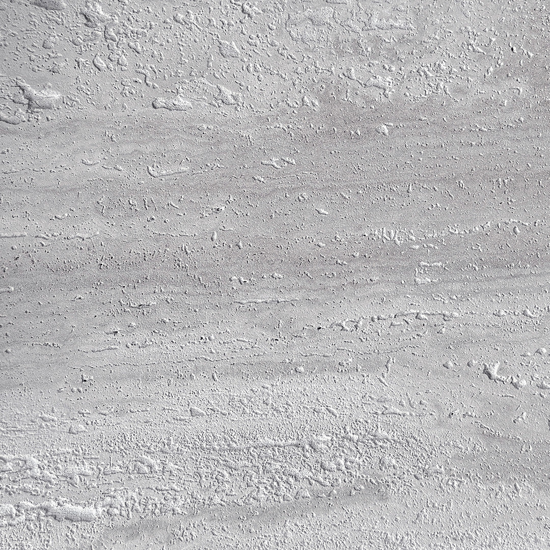 Porto Travertine Side Table, Grey - Image 3